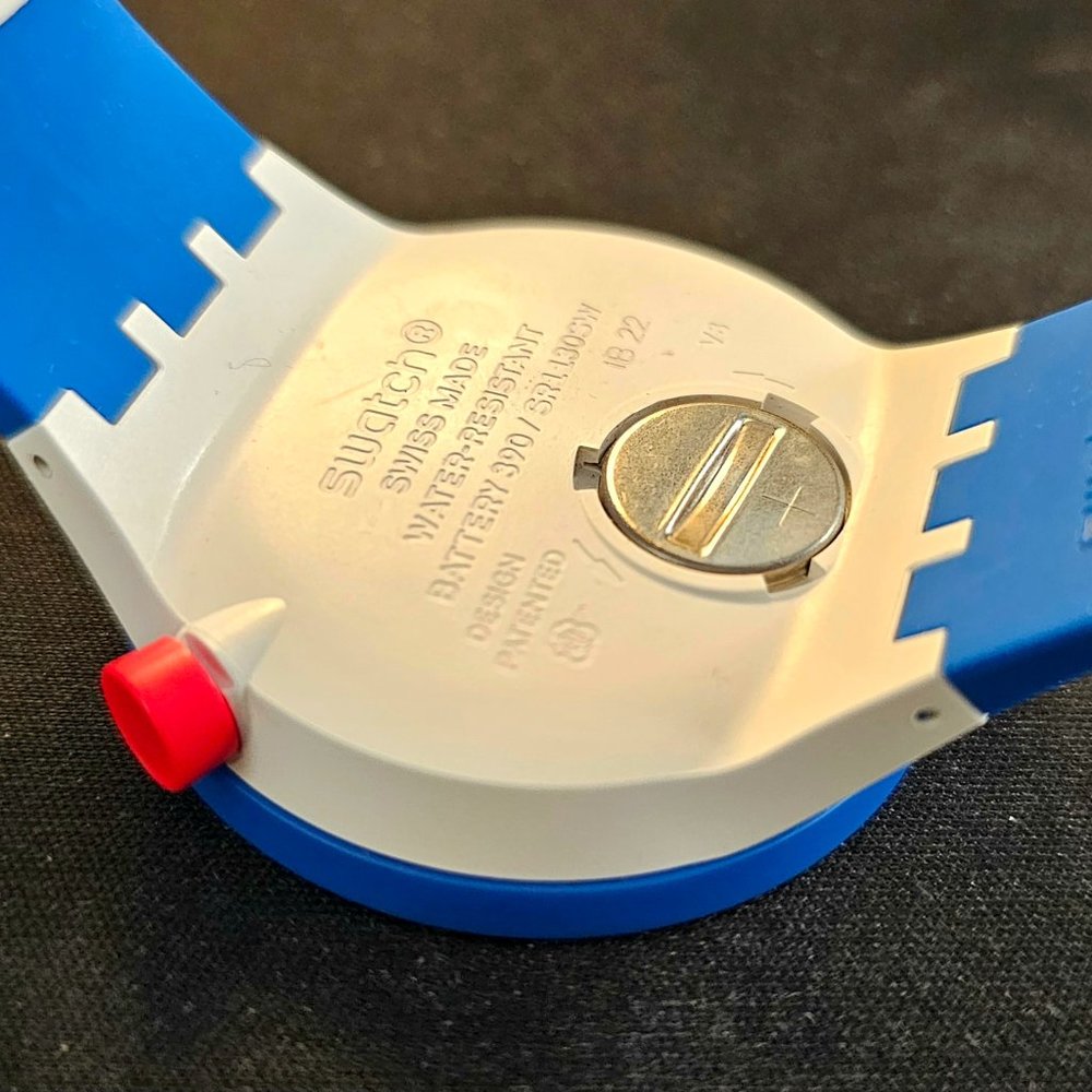 NASA "Jumpsuit" Swatch BIG BOLD + EXTRA OEM Jumpsuit strap(!) EUC - Picture 9 of 16